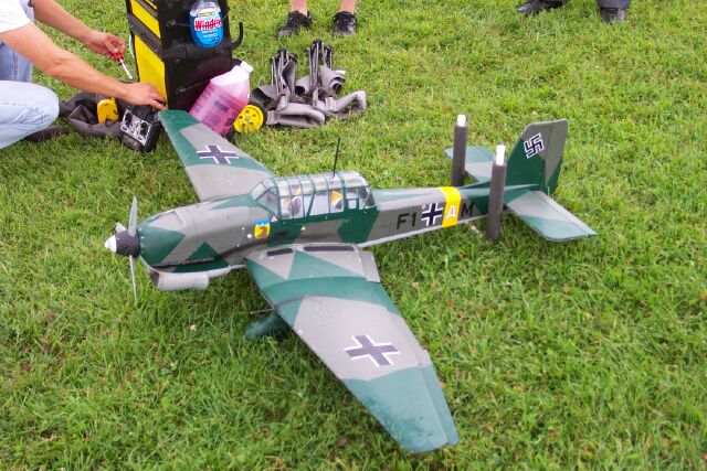 Jason's Stuka, flys nice!